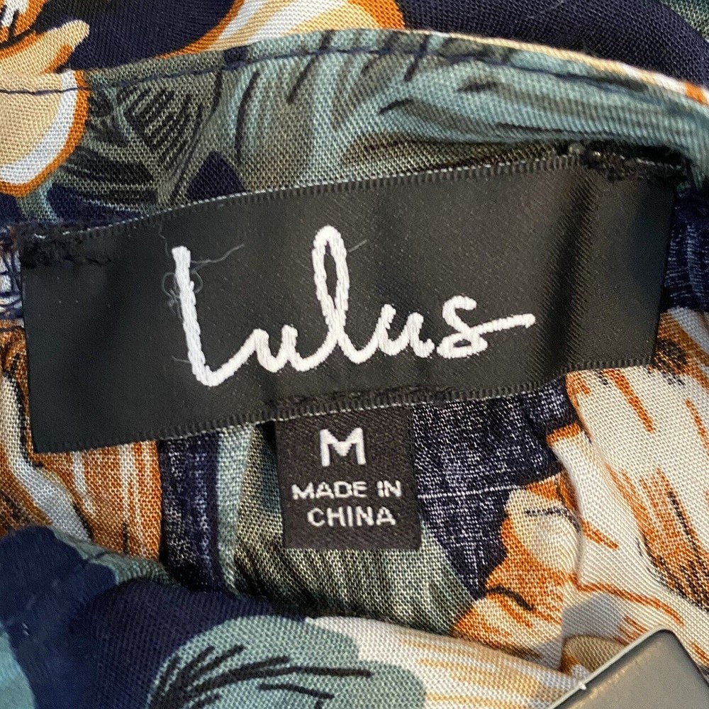 Lulus Sz M Floral Maxi Dress - Picture 11 of 12